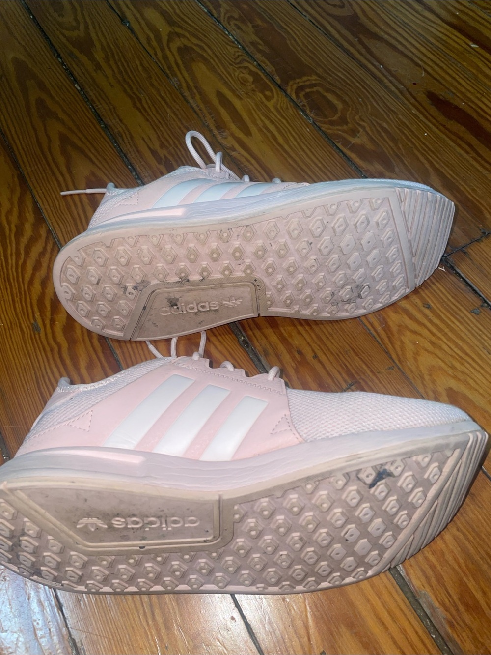 adidas Women’s Pastel Pink Mesh Athletic Sneakers - Picture 5 of 7